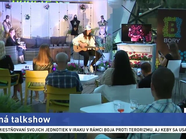 Nezostalo iba pri slovách. Letná talkshow v nákupnom centre privítala zaujímavých hostí