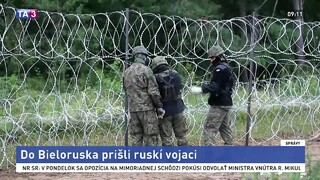 Poľská armáda bojuje s migrantami z Bieloruska. Rozhodli sa vybudovať dlhý plot