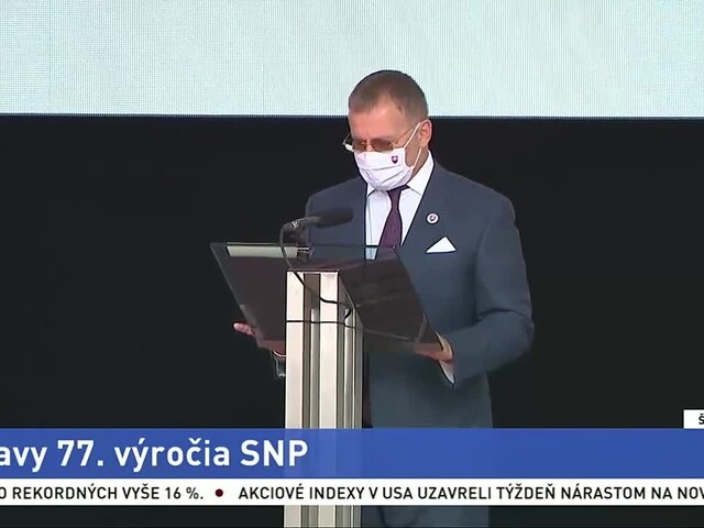 Príhovor predsedu parlamentu B. Kollára na oslavách výročia SNP
