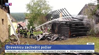 Drevenicu, v ktorej žil známy slovenský maliar, zachvátili plamene