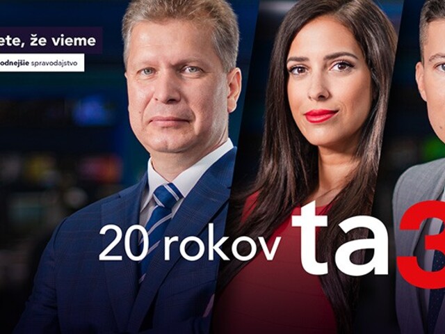Televízia TA3 oslavuje 20 rokov