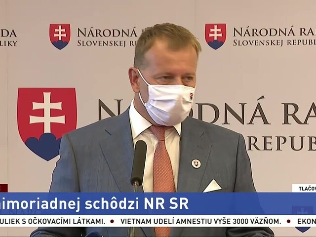 TB predsedu parlamentu B. Kollára o mimoriadnej schôdzi NR SR