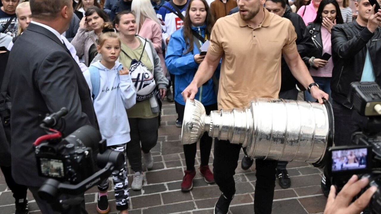 Černák si so Stanleyho pohárom zalietal nad Košicami