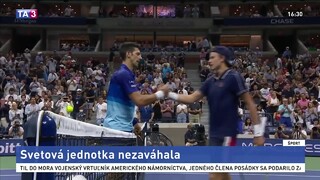 Tenista Novak Djokovič úspešne prešiel prvým kolom US Open