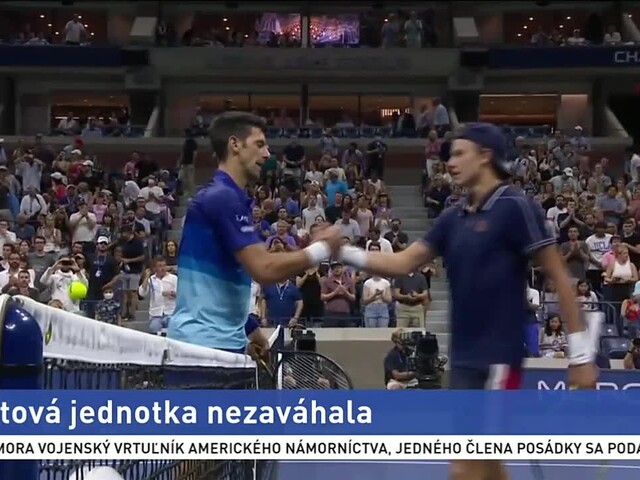 Tenista Novak Djokovič úspešne prešiel prvým kolom US Open