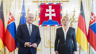 Prezidentka Čaputová prijala nemeckého prezidenta Steinmeiera v Košiciach