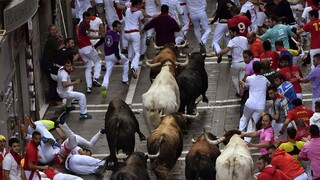 Španieli usporiadali beh s býkmi, je prvým od vypuknutia pandémie