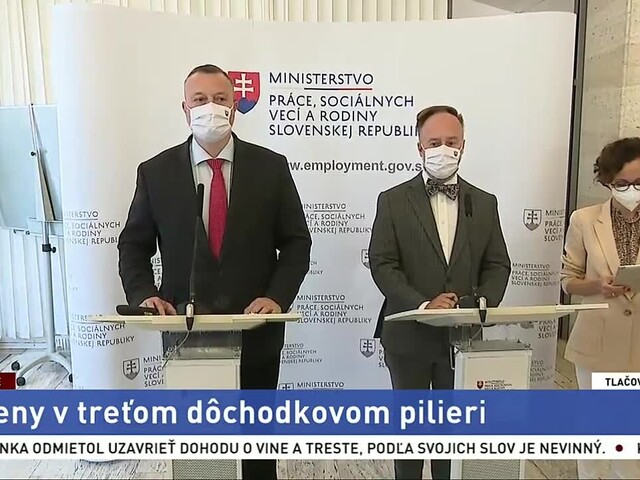 TB ministra M. Krajniaka o zmenách v treťom dôchodkovom pilieri