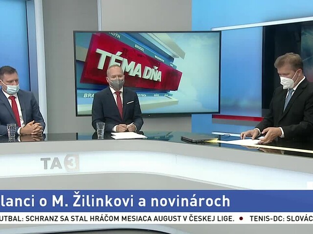 Poslanci o Žilinkovi a novinároch /Opustí strana Za ľudí koalíciu?