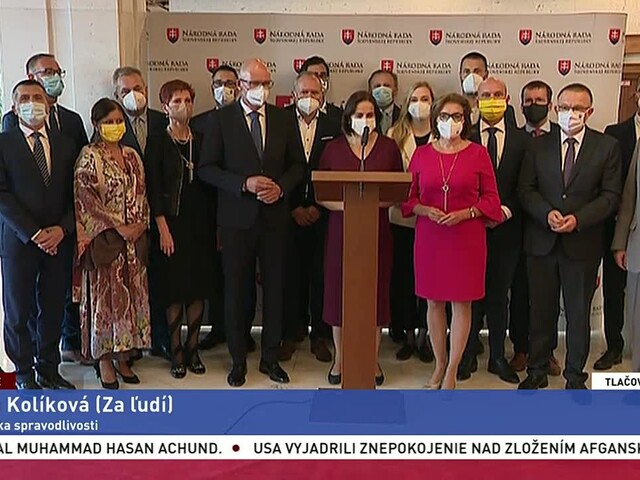 TB strany SaS a ministerky Márie Kolíkovej o odchode zo Za ľudí