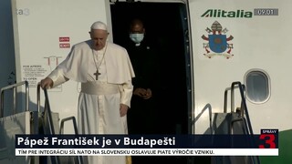 Lietadlo s pápežom pristálo v Budapešti. Zúčastní sa na medzinárodnom eucharistickom kongrese