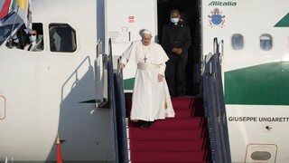 Pápež je na Slovensku