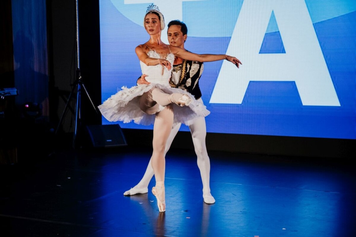 Oslavu výročia Televízie TA3 sprevádzalo aj baletné vystúpenie.