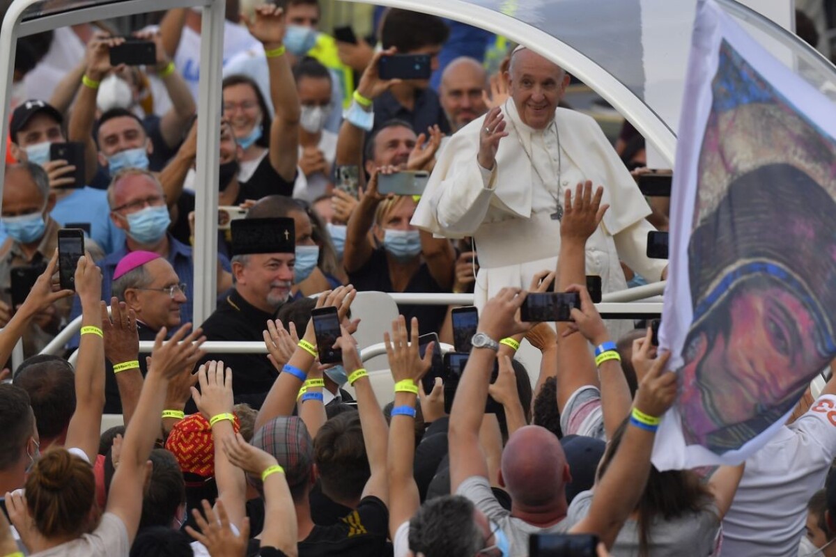 Pápež na návšteve v Košiciach