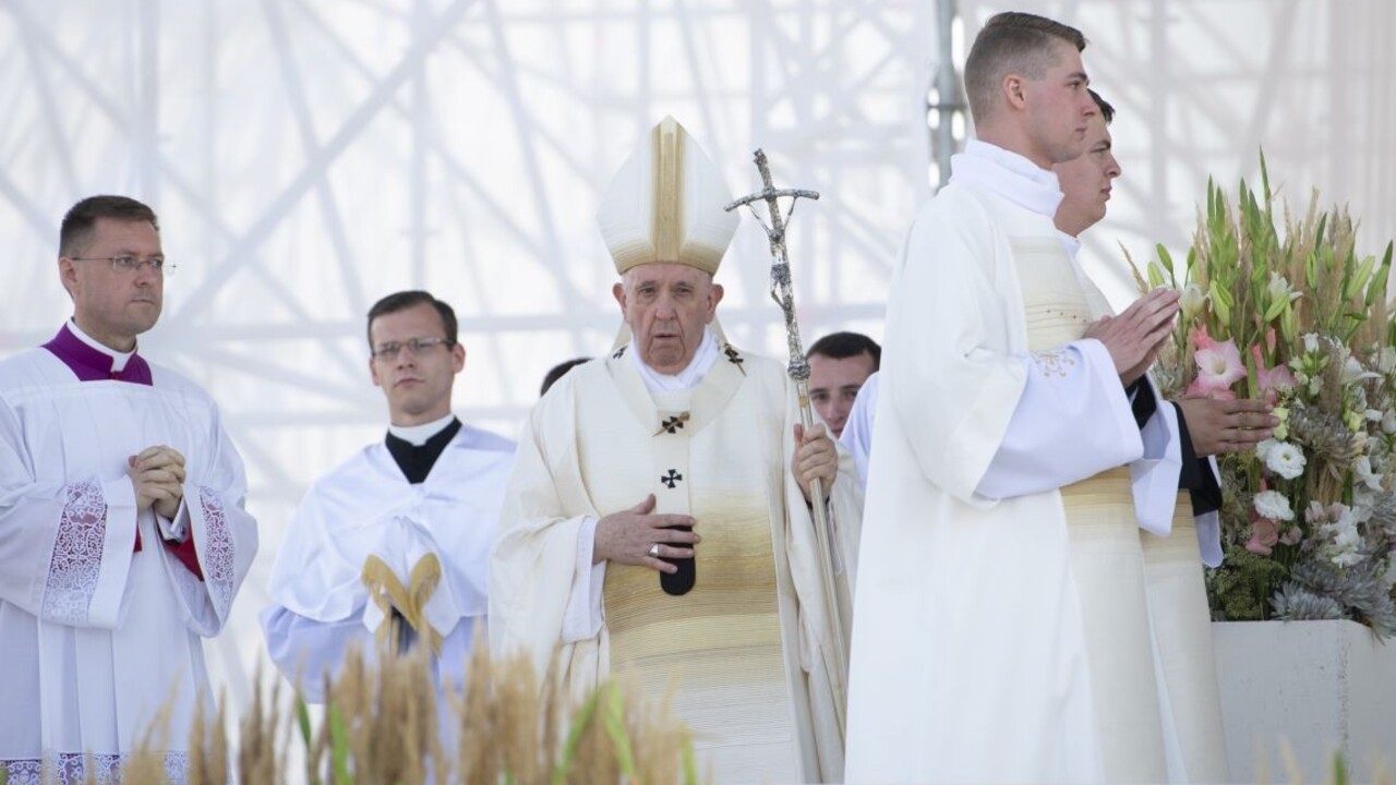 Pápež vyzval v Šaštíne k súcitnej viere: Panna Mária je vzorom