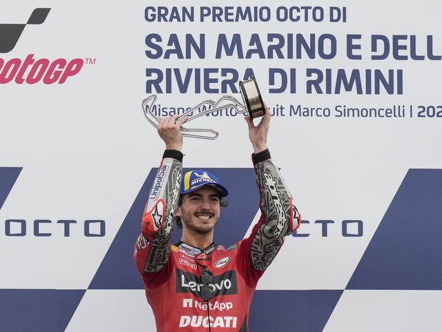 Veľkú cenu Marína vyhral Talian Bagnaia, zdolal lídra šampionátu Quartarara