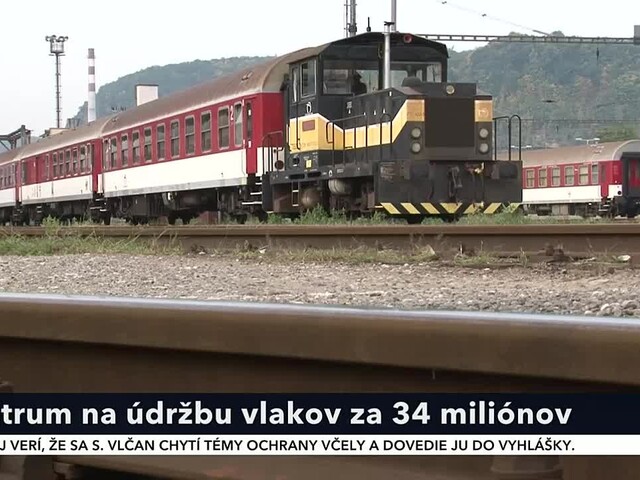 Vo Zvolene stavajú centrum na technicko-hygienickú údržbu osobných vlakov