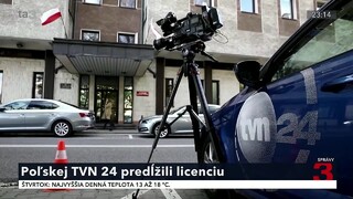 Poľské úrady predĺžili televízii TVN 24 povolenie vysielať. Podľa kritikov to však má háčik