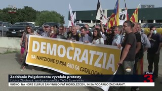 Zadržanie Puigdemonta vyvolalo protesty. Vláda čaká na rozhodnutie súdu