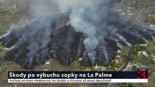 Sopka na ostrove La Palma stále chrlí lávu, materiálne škody sú obrovské