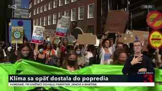 Hnutie Fridays for Future zorganizovalo klimatický protest. Zapojila sa aj Bratislava
