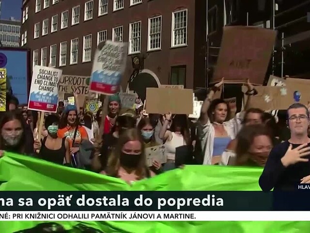 Hnutie Fridays for Future zorganizovalo klimatický protest. Zapojila sa aj Bratislava