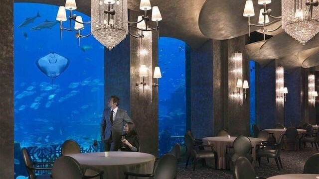 Reštaurácia v hoteli Atlantis the Palm.