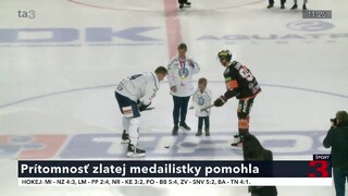 Hokejisti Nitry zvíťazili doma proti Košiciam. Podporiť ich prišla aj zlatá medailistka z Tokia