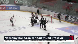 Do Prešova sa vrátil hokej, víťazstvo zaistil Kanaďan Welychka