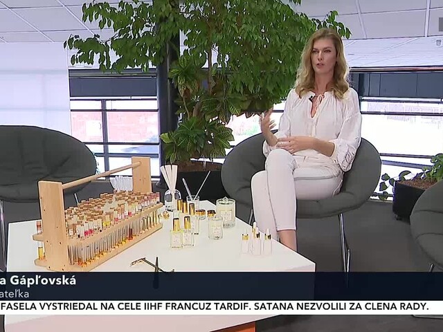 Gápľovská vyhľadáva aj exotické vône. Vracia sa cez ne k spomienkam