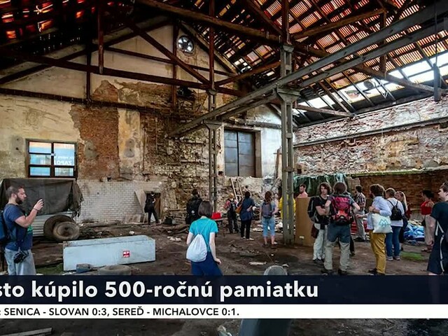 Záchrana a obnova Medeného hámra. Banská Bystrica kúpila 500-ročnú pamiatku