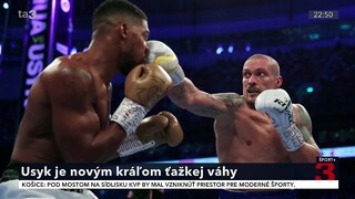 Boxer Usyk nastúpi proti Joshuovi. Je to lepšie než chodiť okolo Kyjeva so samopalom, tvrdí