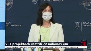 Ministerstvo investícií ušetrilo v IT projektoch 72 miliónov eur