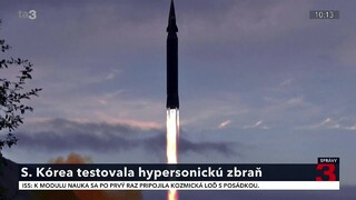 Severná Kórea odpálila hypersonickú raketu. Test označila za úspešný
