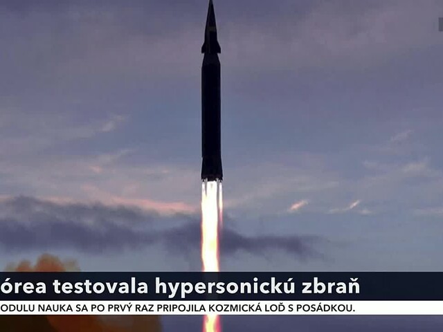 Severná Kórea odpálila hypersonickú raketu. Test označila za úspešný