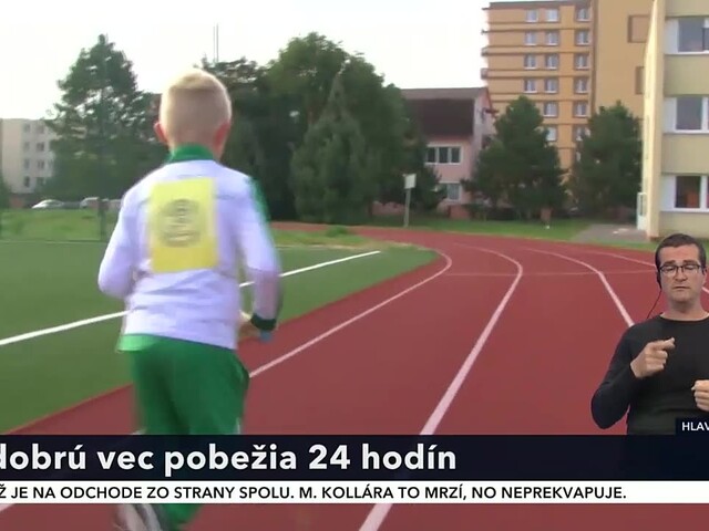 Základná škola v Novom Meste nad Váhom pobeží celodenný štafetový beh. Výťažok darujú seniorom