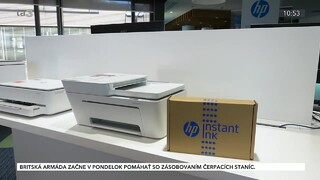 Inteligentné atramentové tlačiarne HP si včas samé objednajú novú náplň