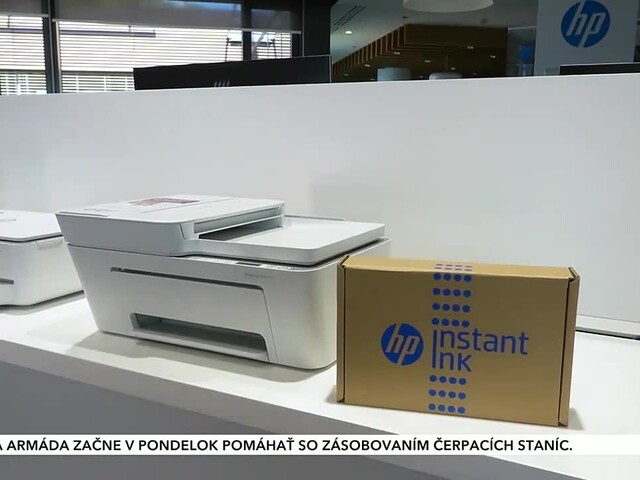 Inteligentné atramentové tlačiarne HP si včas samé objednajú novú náplň