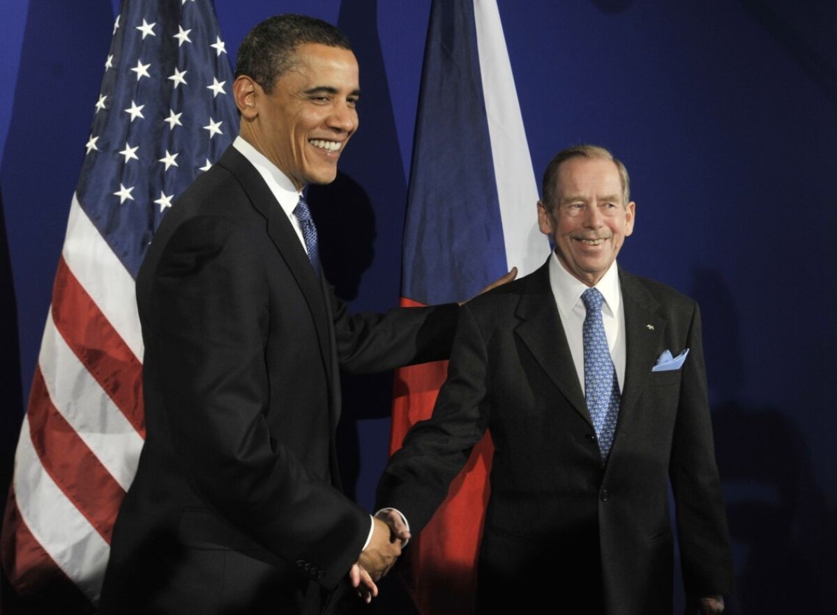 Václav Havel s Barackom Obamom