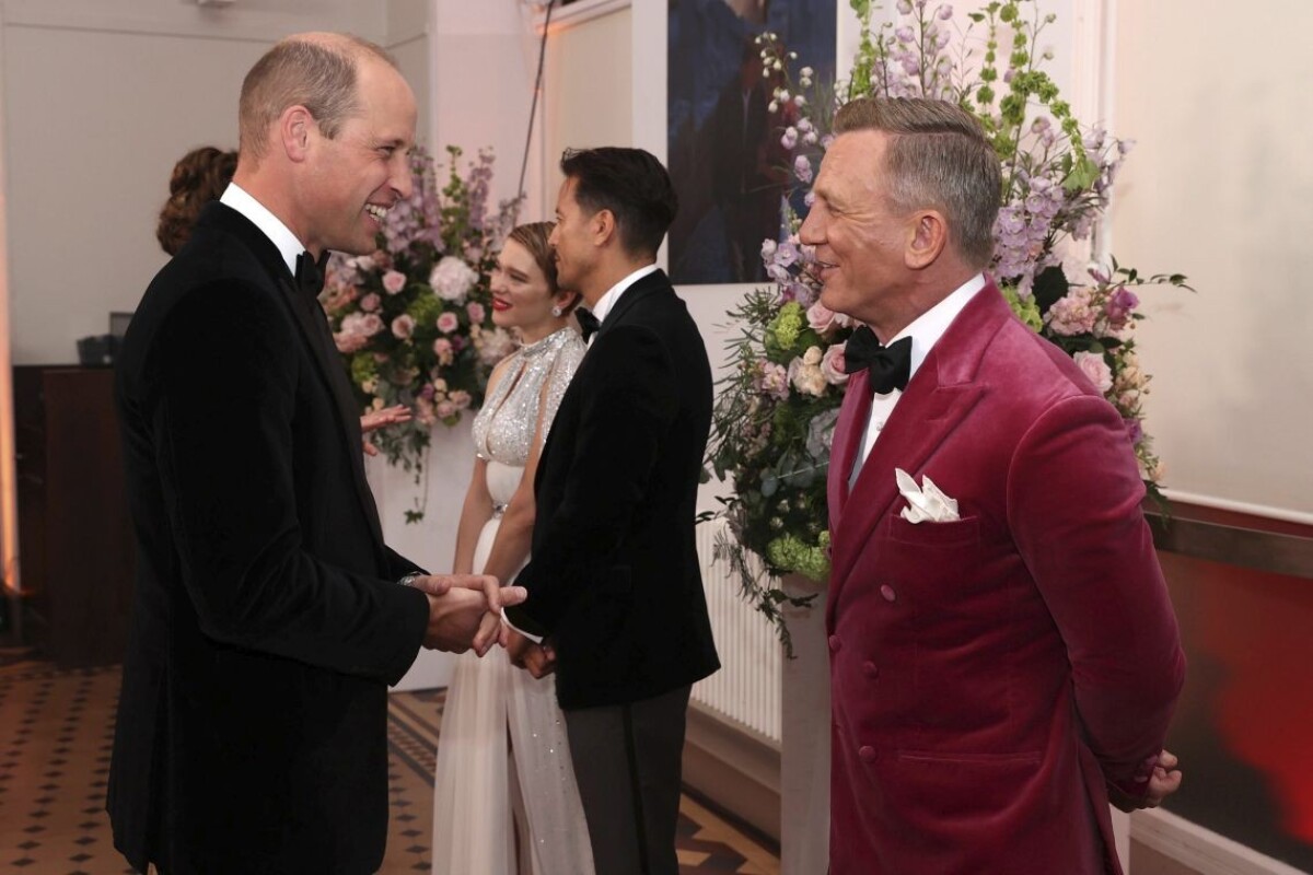 princ William a herec Daniel Craig