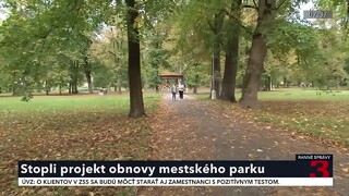 Mestský park v Banskej Bystrici už roky chátra. Vedenie mesta zastavilo projekt obnovy