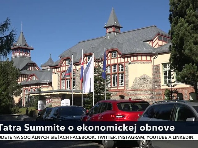 Štrbské Pleso privítalo ľudí z verejného a súkromného sektora, koná sa tam prestížne podujatie Globsec Tatra Summit