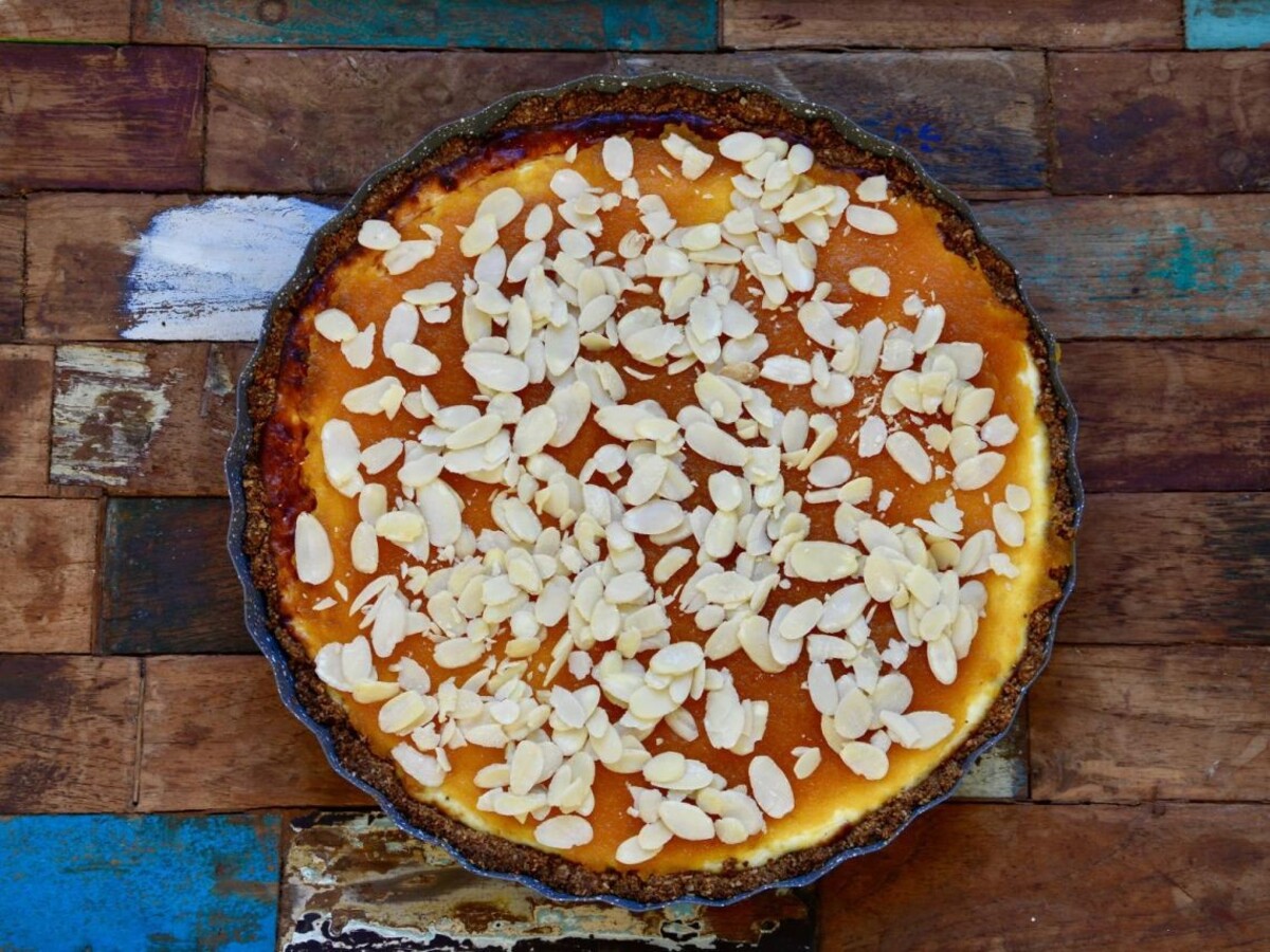 RECEPT Tvarohový koláč bez výčitiek