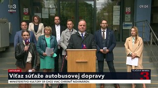 TB predsedu BSK J. Drobu o zmluve s novým dopravcom