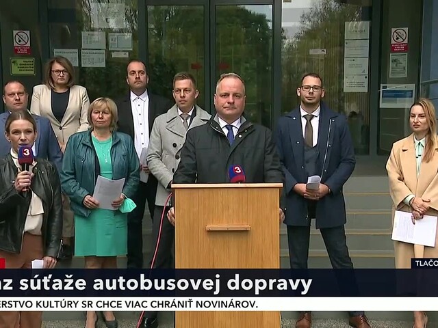 TB predsedu BSK J. Drobu o zmluve s novým dopravcom