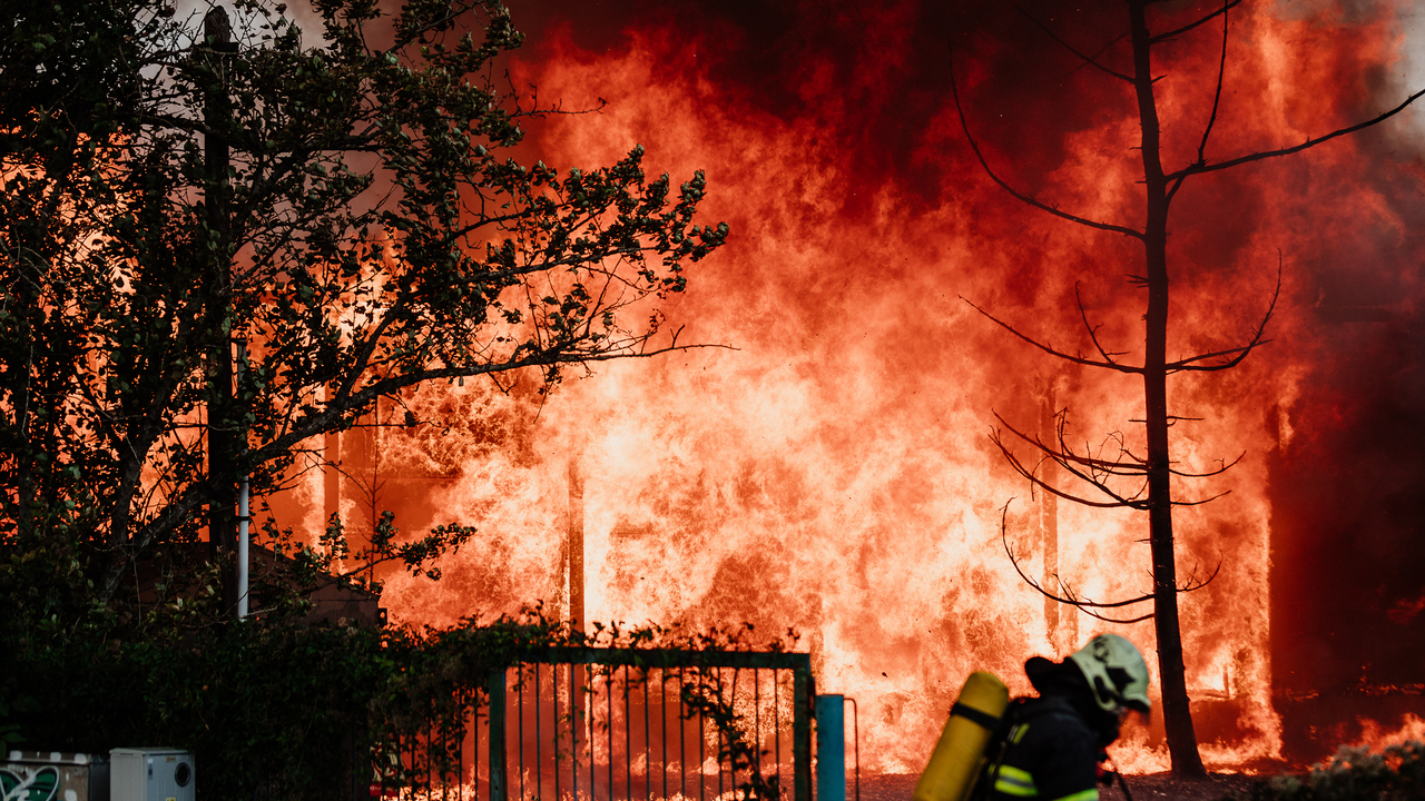 Požiar ubytovne v Bratislave