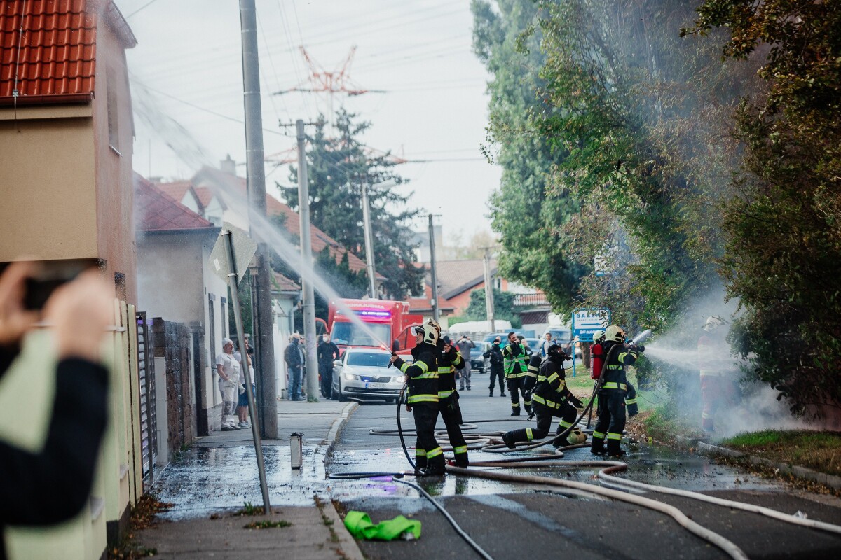 Požiar ubytovne v Bratislave
