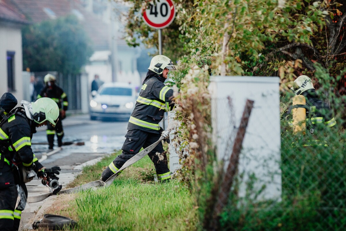 Požiar ubytovne v Bratislave