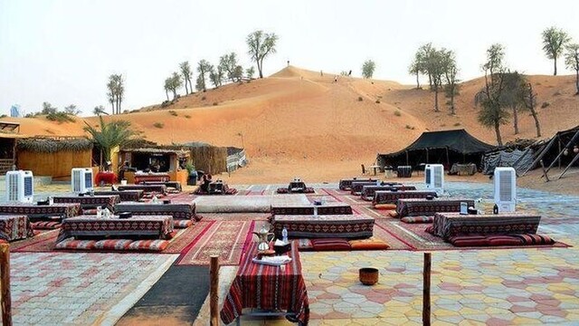 Oáza beduínov.