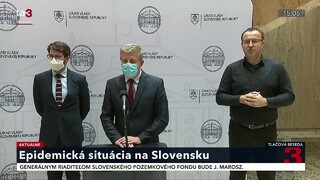 TB ministra zdravotníctva V. Lengvarského o aktuálnej epidemickej situácii na Slovensku